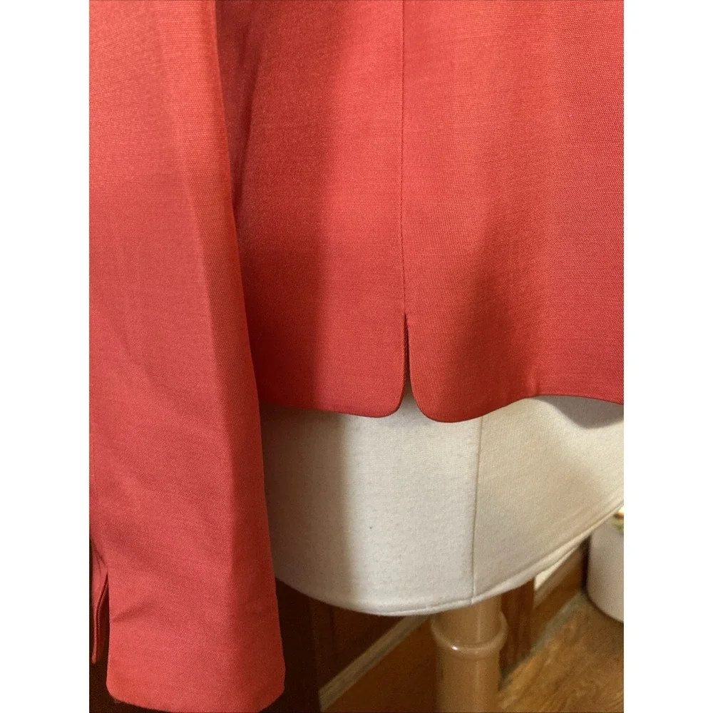 Dana Buchman Silk‎ Wool Skirt suit wmens Sz 12 New Pink Career mother Bride $476